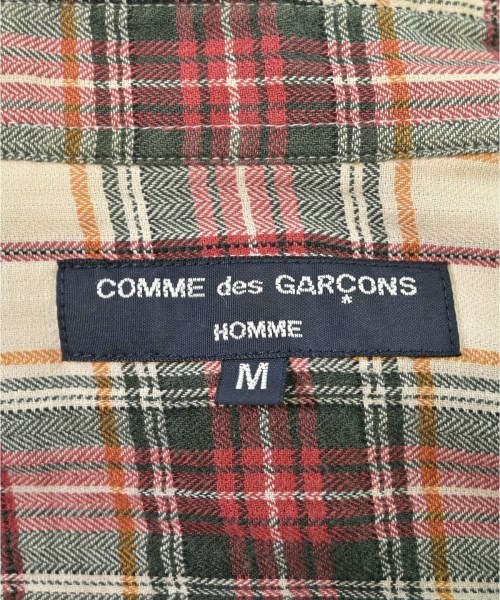 COMME des GARCONS HOMME（コムデギャルソンオム）カジュアルシャツ 赤 サイズ:M メンズ/2200631882138
