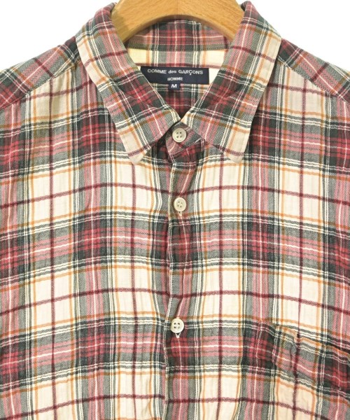 COMME des GARCONS HOMME（コムデギャルソンオム）カジュアルシャツ 赤 サイズ:M メンズ/2200631882138