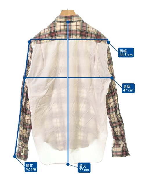 COMME des GARCONS HOMME（コムデギャルソンオム）カジュアルシャツ 赤 サイズ:M メンズ/2200631882138