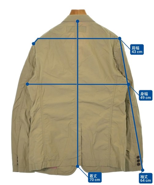 COMME des GARCONS HOMME（コムデギャルソンオム）カジュアルジャケット ベージュ サイズ:M メンズ/2200633834043