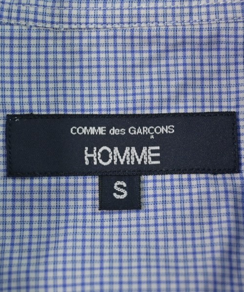 COMME des GARCONS HOMME（コムデギャルソンオム）カジュアルシャツ 青 サイズ:S メンズ/2200634493041