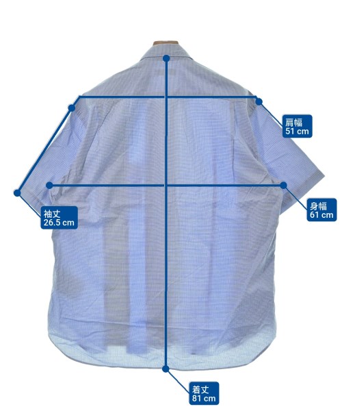 COMME des GARCONS HOMME（コムデギャルソンオム）カジュアルシャツ 青 サイズ:S メンズ/2200634493041