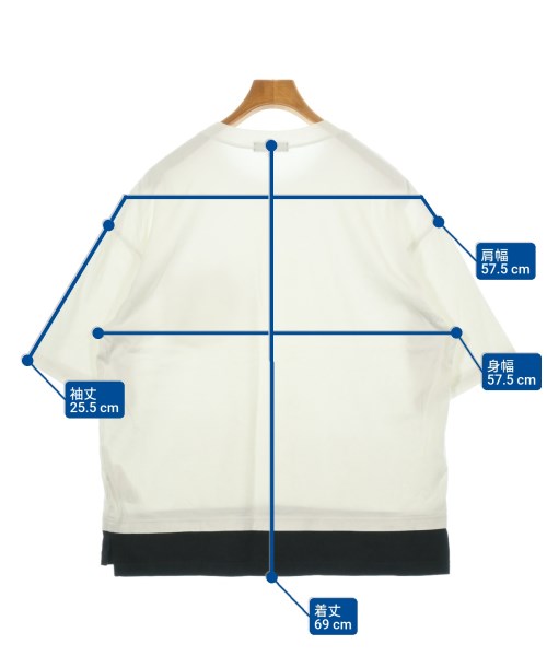 COMME des GARCONS HOMME（コムデギャルソンオム）Tシャツ・カットソー 白 サイズ:S メンズ/2200589989163