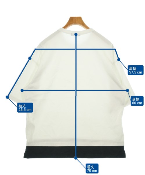 COMME des GARCONS HOMME（コムデギャルソンオム）Tシャツ・カットソー 白 サイズ:S メンズ/2200589989170