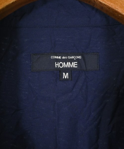 COMME des GARCONS HOMME（コムデギャルソンオム）カジュアルシャツ 紺 サイズ:M メンズ/2200609937099
