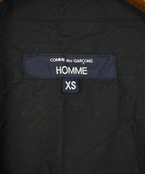 COMME des GARCONS HOMME（コムデギャルソンオム）カジュアルシャツ 黒 サイズ:XS メンズ/2200609937105