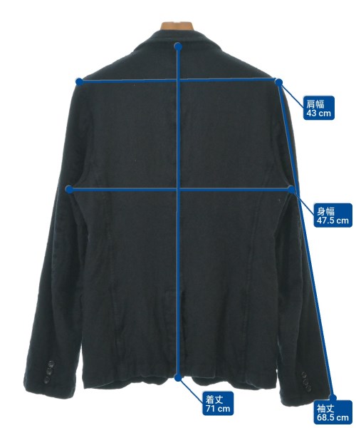 COMME des GARCONS HOMME（コムデギャルソンオム）テーラードジャケット 紺 サイズ:M メンズ/2200610603020