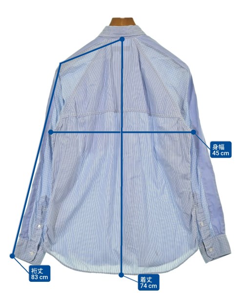 COMME des GARCONS HOMME（コムデギャルソンオム）カジュアルシャツ 青 サイズ:S メンズ/2200610607325