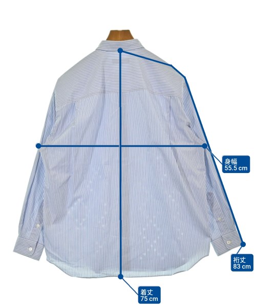 COMME des GARCONS HOMME（コムデギャルソンオム）カジュアルシャツ 青 サイズ:S メンズ/2200610607332