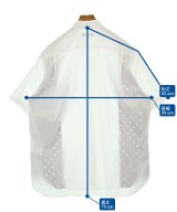 COMME des GARCONS HOMME（コムデギャルソンオム）カジュアルシャツ 白 サイズ:S メンズ/2200610607363