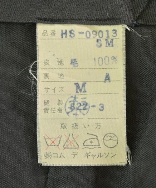 COMME des GARCONS HOMME（コムデギャルソンオム）スラックス 黒 サイズ:M メンズ/2200611684028