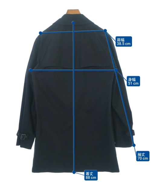 COMME des GARCONS HOMME（コムデギャルソンオム）トレンチコート 紺 サイズ:L メンズ/2200611895080