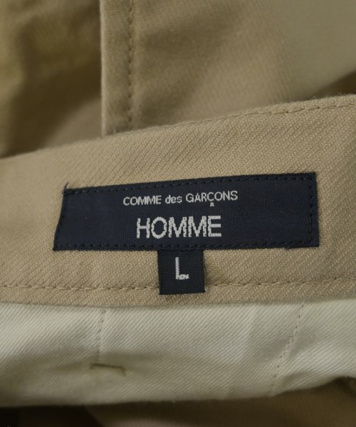 COMME des GARCONS HOMME（コムデギャルソンオム）チノパン ベージュ サイズ:L メンズ/2200611902016