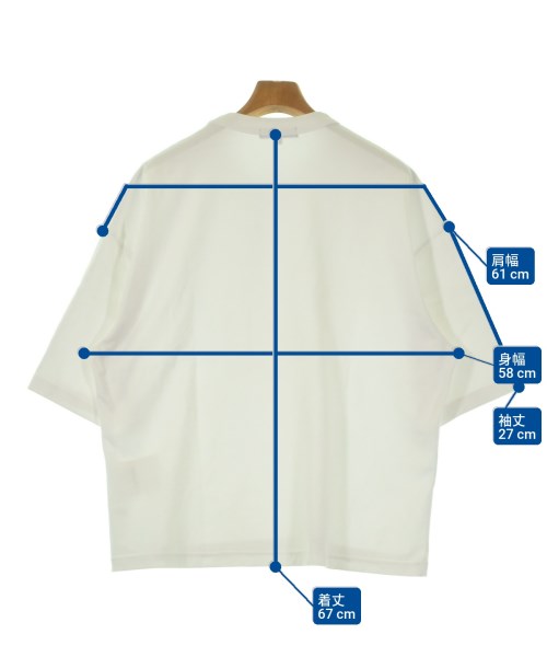 COMME des GARCONS HOMME（コムデギャルソンオム）Tシャツ・カットソー 白 サイズ:M メンズ/2200611902108