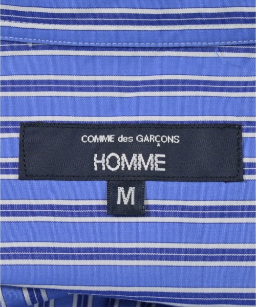 COMME des GARCONS HOMME（コムデギャルソンオム）カジュアルシャツ 青 サイズ:M メンズ/2200611902122