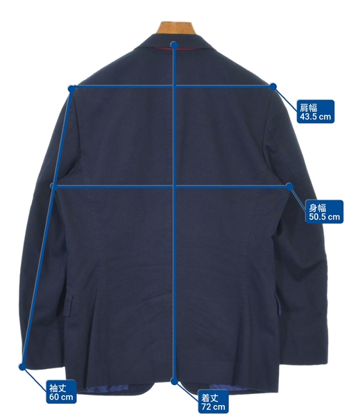COMME des GARCONS HOMME（コムデギャルソンオム）テーラードジャケット 紺 サイズ:S メンズ/2200612905023