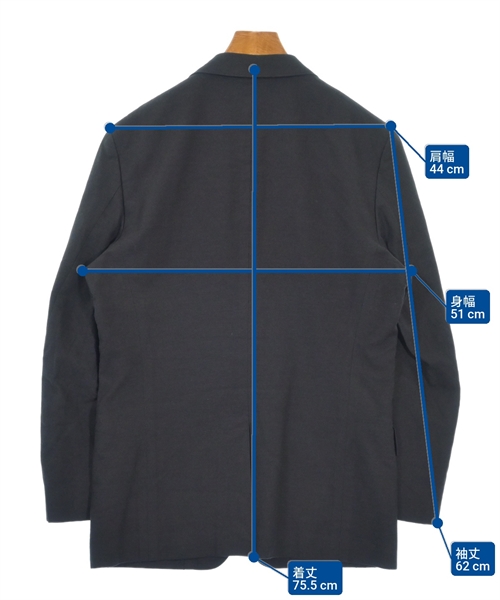 COMME des GARCONS HOMME（コムデギャルソンオム）テーラードジャケット グレー サイズ:M メンズ/2200612905030