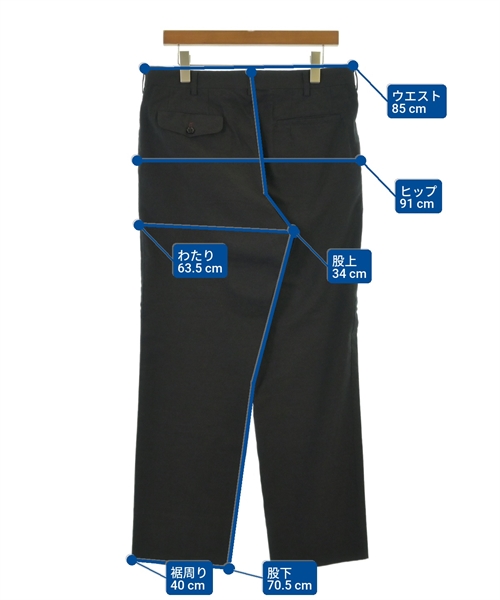 COMME des GARCONS HOMME（コムデギャルソンオム）スラックス 黒 サイズ:M メンズ/2200612905078
