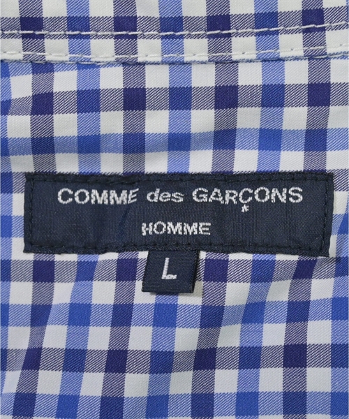 COMME des GARCONS HOMME（コムデギャルソンオム）カジュアルシャツ 青 サイズ:L メンズ/2200612905139