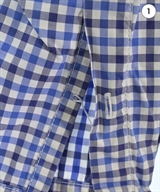 COMME des GARCONS HOMME（コムデギャルソンオム）カジュアルシャツ 青 サイズ:L メンズ/2200612905139