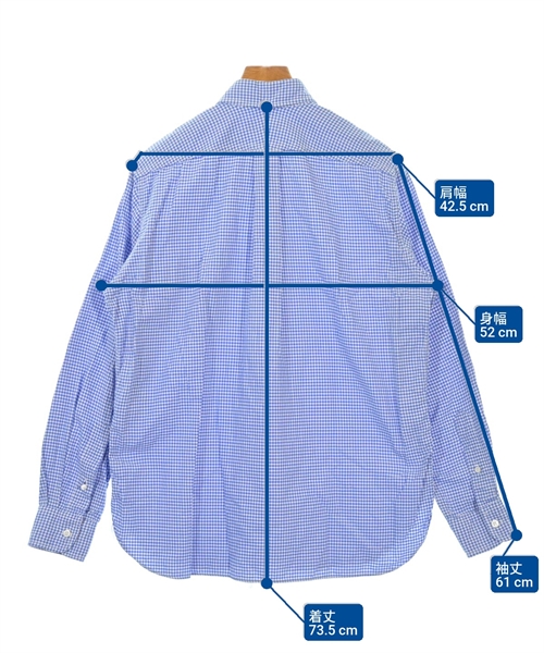 COMME des GARCONS HOMME（コムデギャルソンオム）カジュアルシャツ 青 サイズ:M メンズ/2200612905146