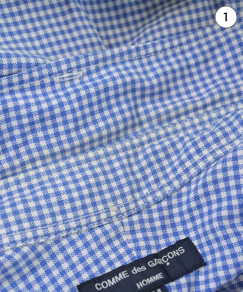 COMME des GARCONS HOMME（コムデギャルソンオム）カジュアルシャツ 青 サイズ:M メンズ/2200612905146