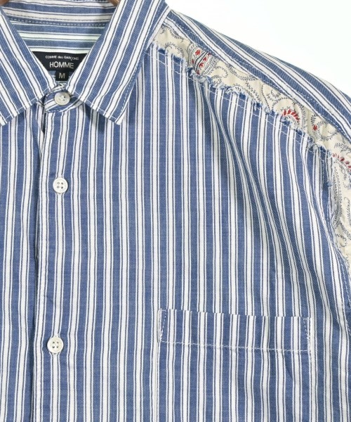 COMME des GARCONS HOMME（コムデギャルソンオム）カジュアルシャツ 青 サイズ:M メンズ/2200610870194