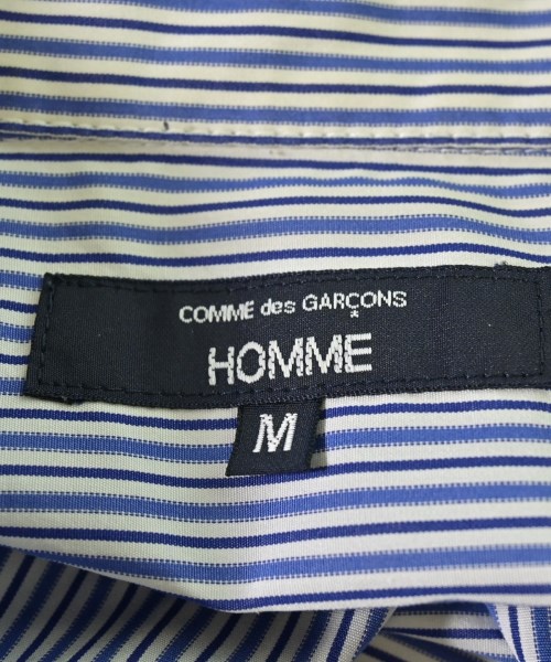 COMME des GARCONS HOMME（コムデギャルソンオム）カジュアルシャツ 青 サイズ:M メンズ/2200610870200