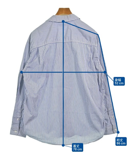 COMME des GARCONS HOMME（コムデギャルソンオム）カジュアルシャツ 青 サイズ:M メンズ/2200610870200