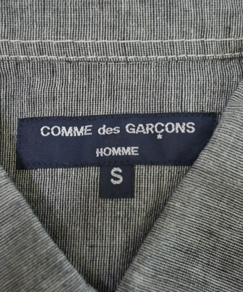 COMME des GARCONS HOMME（コムデギャルソンオム）カジュアルシャツ 黒 サイズ:S メンズ/2200613318051