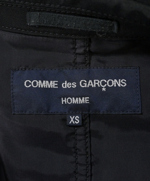 COMME des GARCONS HOMME（コムデギャルソンオム）カジュアルジャケット 黒 サイズ:XS メンズ/2200613325028
