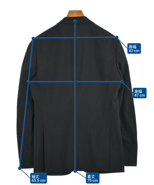 COMME des GARCONS HOMME（コムデギャルソンオム）テーラードジャケット 黒 サイズ:S メンズ/2200610701191