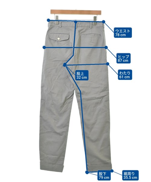 COMME des GARCONS HOMME（コムデギャルソンオム）チノパン グレー サイズ:M メンズ/2200614868081