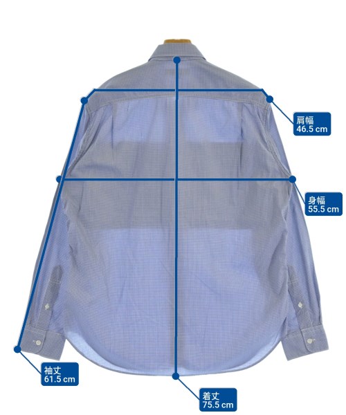COMME des GARCONS HOMME（コムデギャルソンオム）カジュアルシャツ 青 サイズ:S メンズ/2200616136041