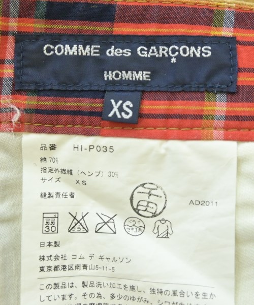 COMME des GARCONS HOMME（コムデギャルソンオム）ショートパンツ 茶 サイズ:XS メンズ/2200616452110