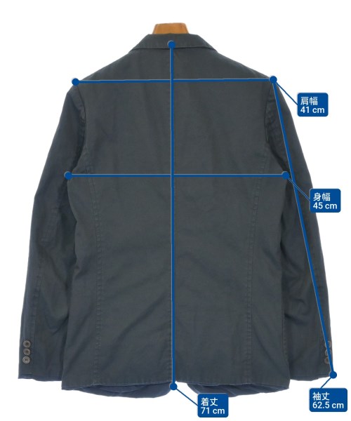 COMME des GARCONS HOMME（コムデギャルソンオム）ジャケット 黒 サイズ:XS メンズ/2200611495020