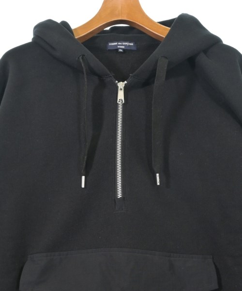 COMME des GARCONS HOMME（コムデギャルソンオム）パーカー 黒 サイズ:XL メンズ/2200609480151
