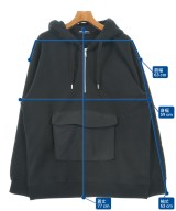 COMME des GARCONS HOMME（コムデギャルソンオム）パーカー 黒 サイズ:XL メンズ/2200609480151
