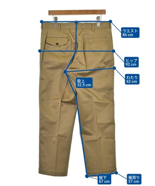 COMME des GARCONS HOMME（コムデギャルソンオム）スラックス ベージュ サイズ:M メンズ/2200618793013