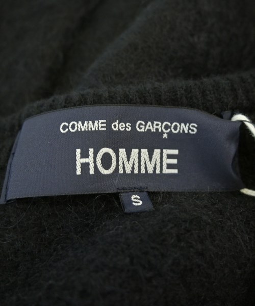 COMME des GARCONS HOMME（コムデギャルソンオム）カーディガン 黒 サイズ:S メンズ/2200619050085