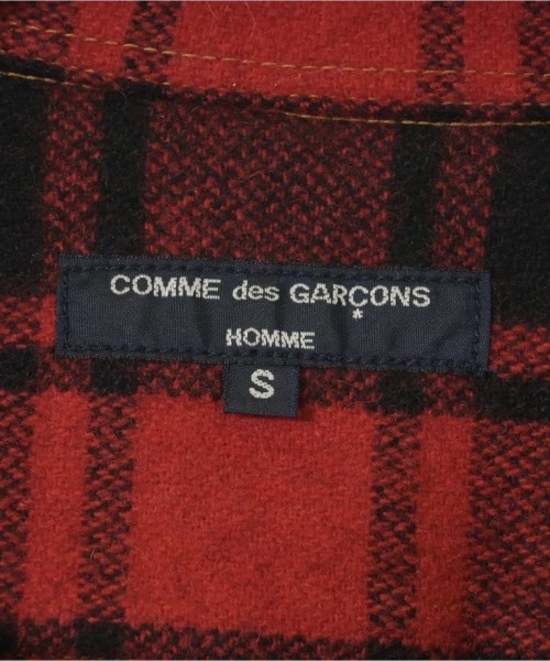 COMME des GARCONS HOMME（コムデギャルソンオム）カジュアルシャツ 赤 サイズ:S メンズ/2200619272135