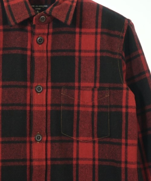 COMME des GARCONS HOMME（コムデギャルソンオム）カジュアルシャツ 赤 サイズ:S メンズ/2200619272135