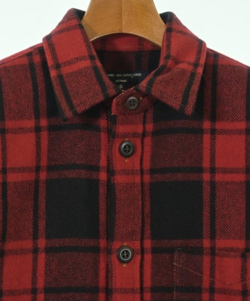 COMME des GARCONS HOMME（コムデギャルソンオム）カジュアルシャツ 赤 サイズ:S メンズ/2200619272135