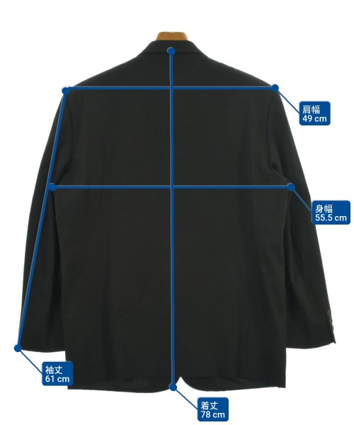 COMME des GARCONS HOMME（コムデギャルソンオム）テーラードジャケット 黒 サイズ:M メンズ/2200619401023