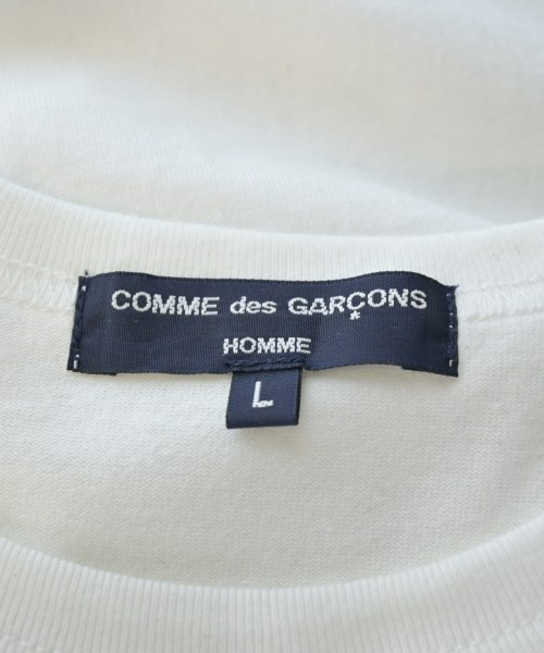 COMME des GARCONS HOMME（コムデギャルソンオム）Tシャツ・カットソー 白 サイズ:L メンズ/2200619473082