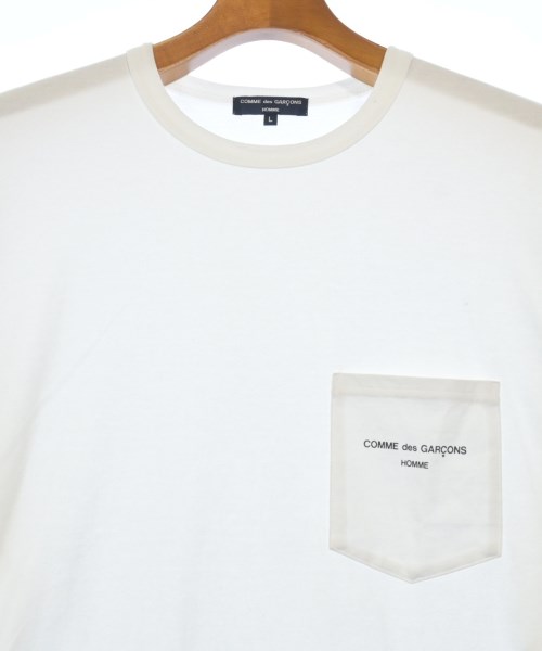 COMME des GARCONS HOMME（コムデギャルソンオム）Tシャツ・カットソー 白 サイズ:L メンズ/2200619473082