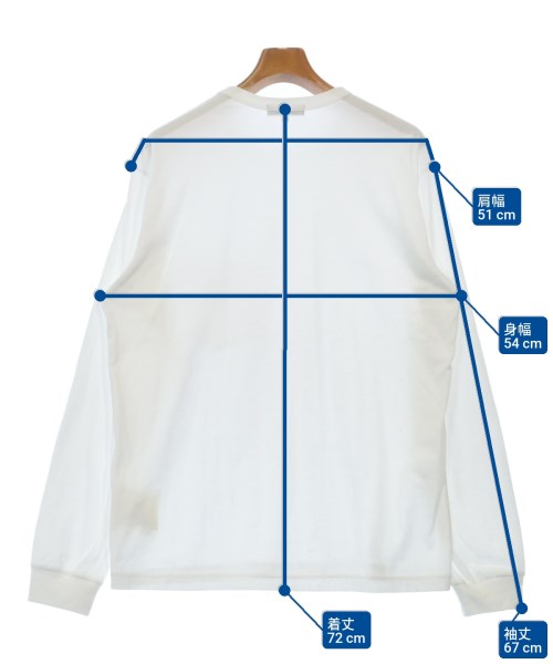 COMME des GARCONS HOMME（コムデギャルソンオム）Tシャツ・カットソー 白 サイズ:L メンズ/2200619473082