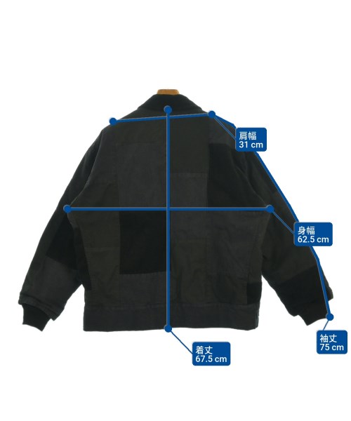 COMME des GARCONS HOMME（コムデギャルソンオム）ブルゾン 黒 サイズ:XS メンズ/2200619839017