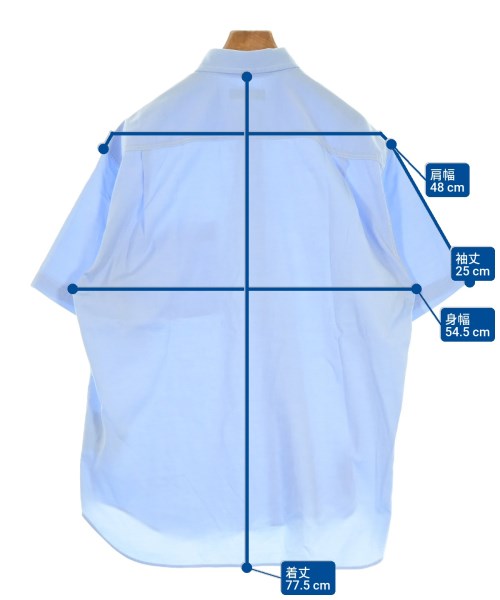 COMME des GARCONS HOMME（コムデギャルソンオム）カジュアルシャツ 青 サイズ:XS メンズ/2200620216050