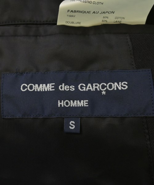 COMME des GARCONS HOMME（コムデギャルソンオム）テーラードジャケット 黒 サイズ:S メンズ/2200620537018